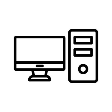 Kolayca düzenleyebilen veya düzenleyebilen Bilgisayar Vektörü simgesi