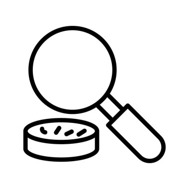 Kolayca değiştirebilen ya da düzenleyebilen Büyüteç Vektör simgesi