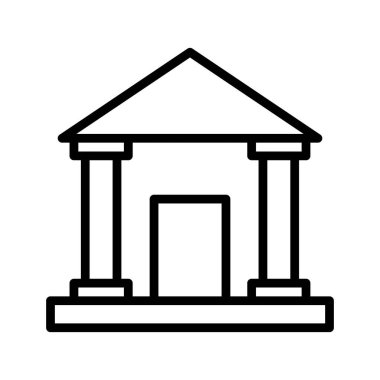 Kolayca düzenleyebilen veya düzenleyebilen Adliye Vektör simgesi