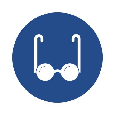 Kolayca düzenleyebilen ve düzenleyebilen gözlük vektörü simgesi