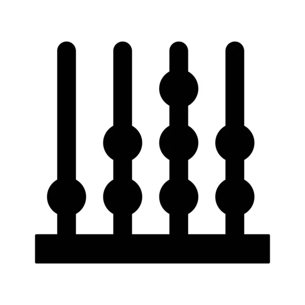 Abacus Vector Εικονίδιο Οποίο Μπορεί Εύκολα Τροποποιήσει Επεξεργαστεί — Διανυσματικό Αρχείο