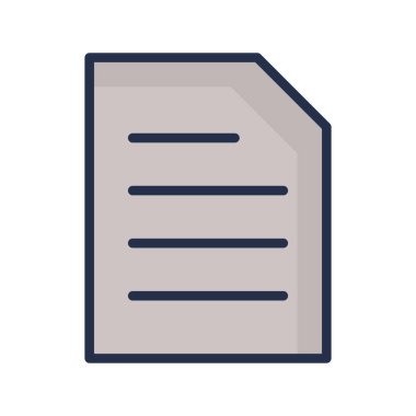 Kolayca düzenleyebilen veya düzenleyebilen Belge Vektörü simgesi