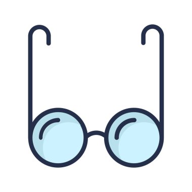 Kolayca düzenleyebilen ve düzenleyebilen gözlük vektörü simgesi