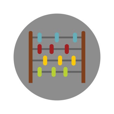Kolayca düzenleyebilen Abaküs Renk Vektörü Simgesi