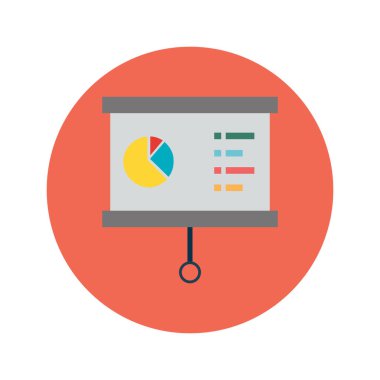 İş Analizi Renk Vektörü Simgesi Kolayca düzenleyebilen