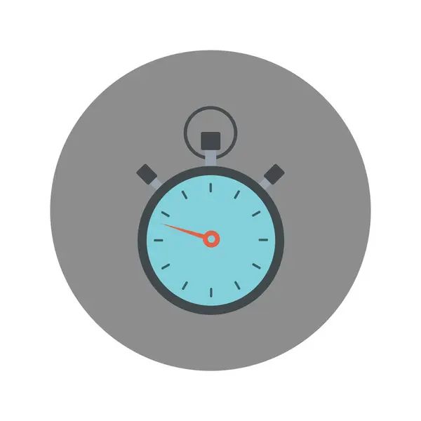 Chronometer Color Vector Icon Das Leicht Geändert Oder Bearbeitet Werden — Stockvektor