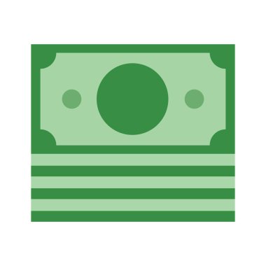 Banknote Renk Vektörü Simgesi Kolayca düzenleyebilen