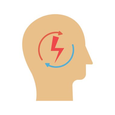 Beyin Fırtınası Renk Vektörü Simgesi Kolayca düzenleyebilen