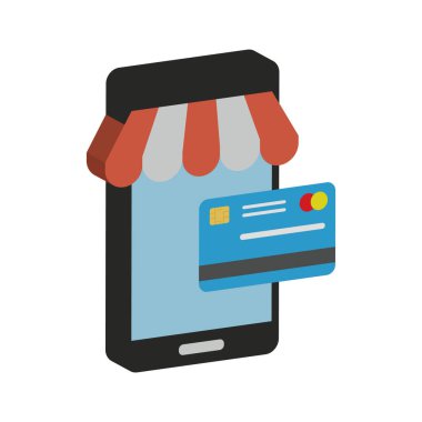 Kolayca düzenleyebilen veya düzenleyebilen kredi kartı izometrik biçim vektör simgesi