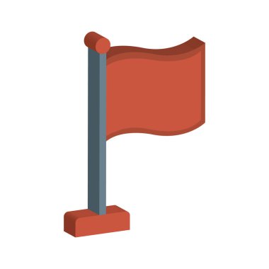 Hedef izometrik biçim Vektör Simgesi Kolayca değiştirilebilir veya düzenlenebilir