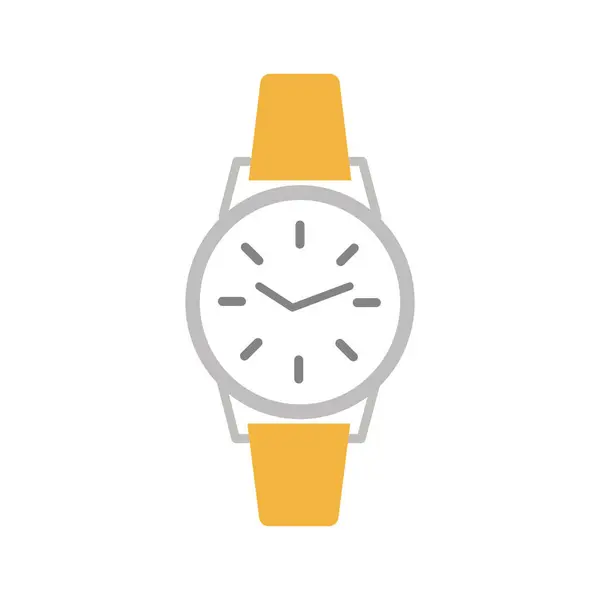 簡単に変更または編集することができます手腕時計カラーベクトルアイコン — ストックベクタ