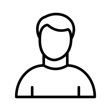 Kolayca düzenleyebilen ya da düzenleyebilen Avatar Vektör simgesi