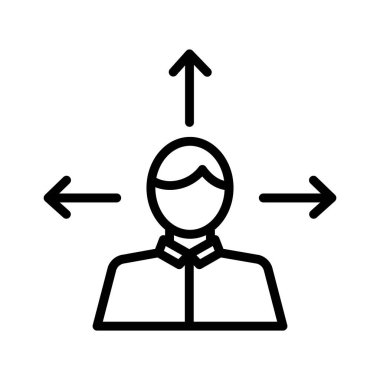 Kolayca düzenleyebilen ve düzenleyebilen İş adamı Vektörü simgesi