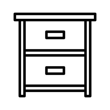 Kolayca düzenleyebilen veya düzenleyebilen Çekmeceler Vektörü simgesi