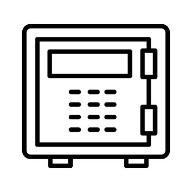 Güvenli vektör simgesini kolayca düzenleyebilen veya düzenleyebilen bankaya kayName