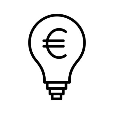 Kolayca değiştirebilen ya da düzenleyebilen Ampul Vektörü simgesi