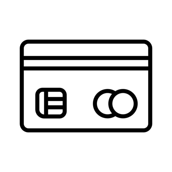 Atm Card Vector Icon Which Can Easily Modify Edit — Stock Vector