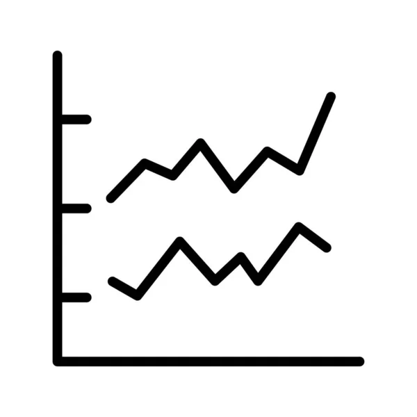 Geschäftsdiagramm Vektorsymbol Das Leicht Geändert Oder Bearbeitet Werden Kann — Stockvektor