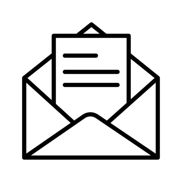 Ikona Wektora Mail Który Może Łatwo Modyfikować Lub Edytować — Wektor stockowy