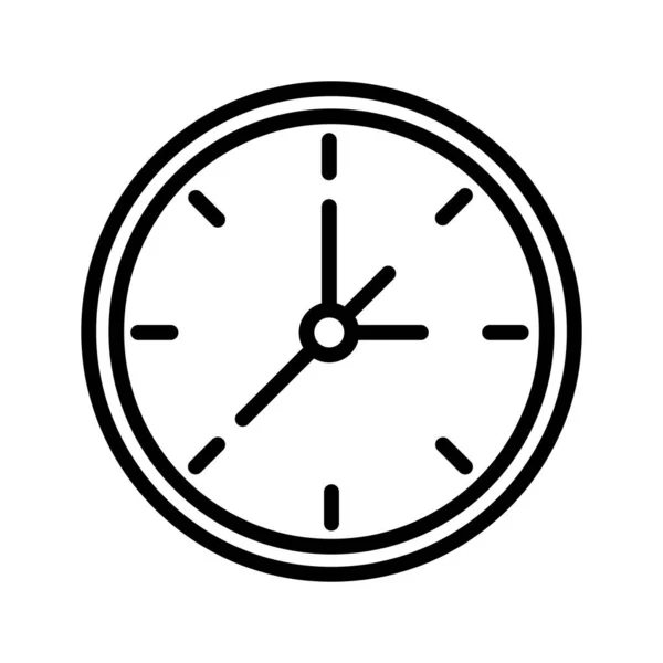 Reloj Icono Del Vector Que Puede Modificar Editar Fácilmente — Vector de stock