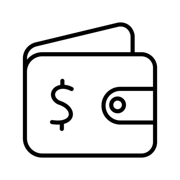 Εικονίδιο Διάνυσμα Χρημάτων Που Μπορεί Εύκολα Τροποποιήσει Επεξεργαστεί — Διανυσματικό Αρχείο