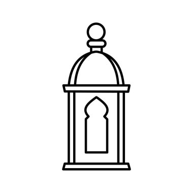 İslami dekoram izole edilmiş Vektör simgesi kolayca düzenleyebilir ya da değiştirebilir