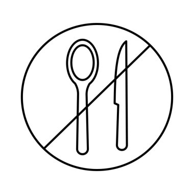 Kolayca değiştirilebilen veya düzenlenebilen hiçbir yiyecek izole edilmiş vektör simgesi yok