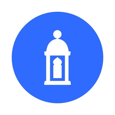 İslami dekorasyon izole edilmiş Vektör simgesi kolayca değiştirilebilir veya düzenlenebilir