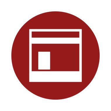 Kaba Kaba İzole Vektör simgesi kolayca düzenleyebilir ya da değiştirebilir