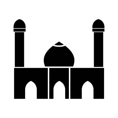 Kolayca değiştirebilen veya düzenleyebilen Mescid İzole Vektör simgesi