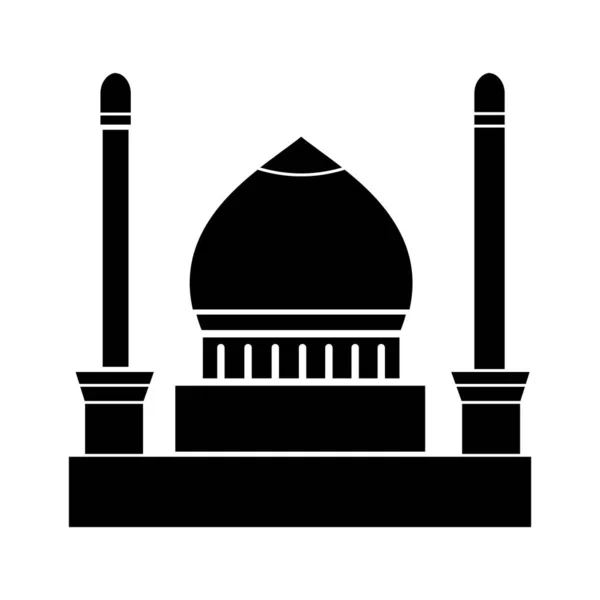 Ikona Izolovaného Vektoru Mešity Která Může Snadno Upravit Nebo Upravit — Stockový vektor