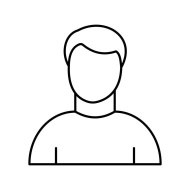 Kolayca düzenleyebilen ya da düzenleyebilen Avatar Vektör simgesi