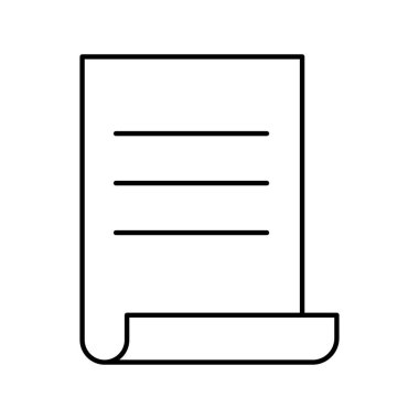 Kolayca düzenleyebilen veya düzenleyebilen Belge Vektörü simgesi