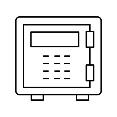 Güvenli vektör simgesini kolayca düzenleyebilen veya düzenleyebilen bankaya kayName