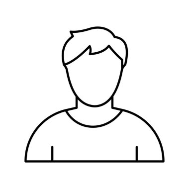 Kolayca düzenleyebilen ya da düzenleyebilen Avatar Vektör simgesi