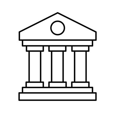 Kolayca düzenleyebilen veya düzenleyebilen Banka Vektörü simgesi