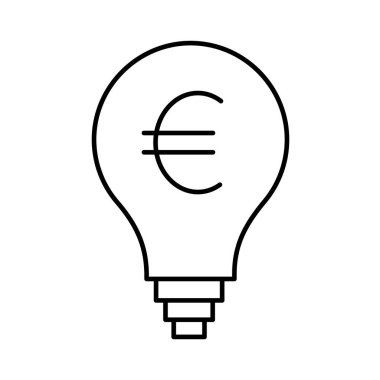 Kolayca değiştirebilen ya da düzenleyebilen Ampul Vektörü simgesi