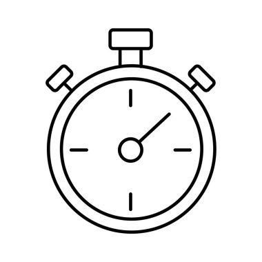 Kronometre Vektör simgesi kolayca değiştirilebilir veya düzenlenebilir