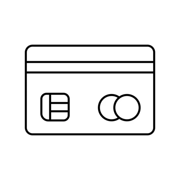 Atm Card Vector Icon Which Can Easily Modify Edit — Stock Vector