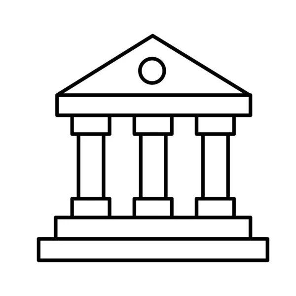 Banco Vector Icono Que Puede Modificar Editar Fácilmente — Archivo Imágenes Vectoriales