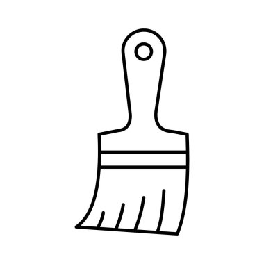 Kolayca değiştirebilen ya da düzenleyebilen fırça vektörü simgesi boyanıyor