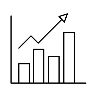Kolayca düzenleyebilen veya düzenleyebilen iş grafik vektörü simgesi