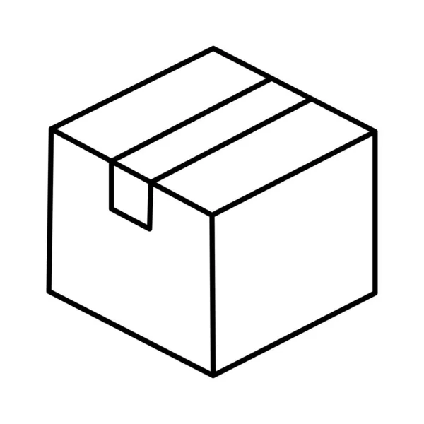 Icono Del Vector Caja Que Puede Modificar Editar Fácilmente — Vector de stock