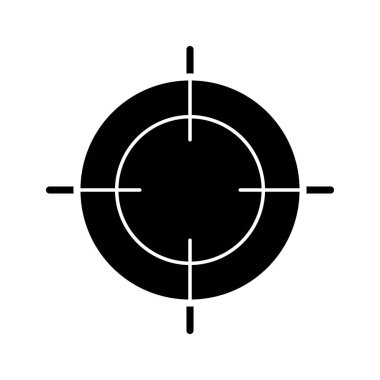 Kolayca değiştirebilen veya düzenleyebilen Crosshair Vektör simgesi