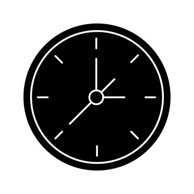 Kolayca düzenleyebilen veya düzenleyebilen Saat Vektörü simgesi