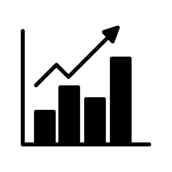 Gráfico Negócios Ícone Vetorial Que Pode Facilmente Modificar Editar — Vetor de Stock