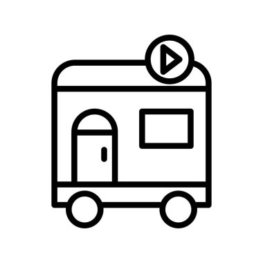 Kutlama treyleri kolayca düzenleyebilen ve düzenleyebilen izole edilmiş Vektör simgesi