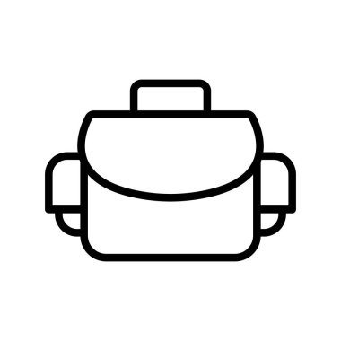 Kamera askısı torbaları izole edilmiş vektör simgesi kolayca düzenlenebilir ya da değiştirilebilir