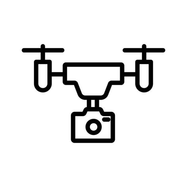 360 Drone Isolated Vector Icon Which Can Easily Modify Edit — Stock Vector