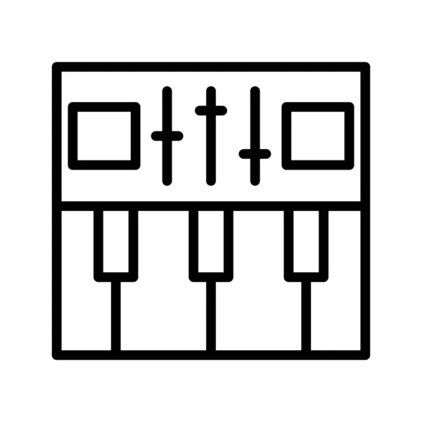 Chords Isolated Vector Icon งสามารถแก ไขหร อแก ไขได — ภาพเวกเตอร์สต็อก